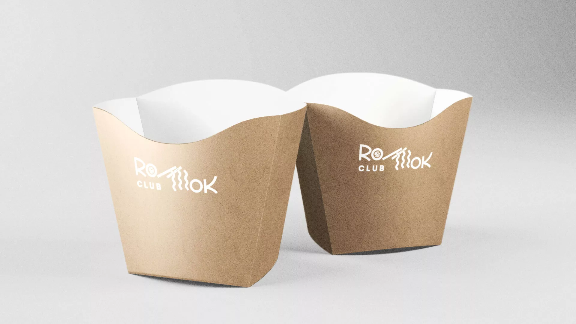 Создание логотипа суши-бара «Roll Wok Club» в Певеке
