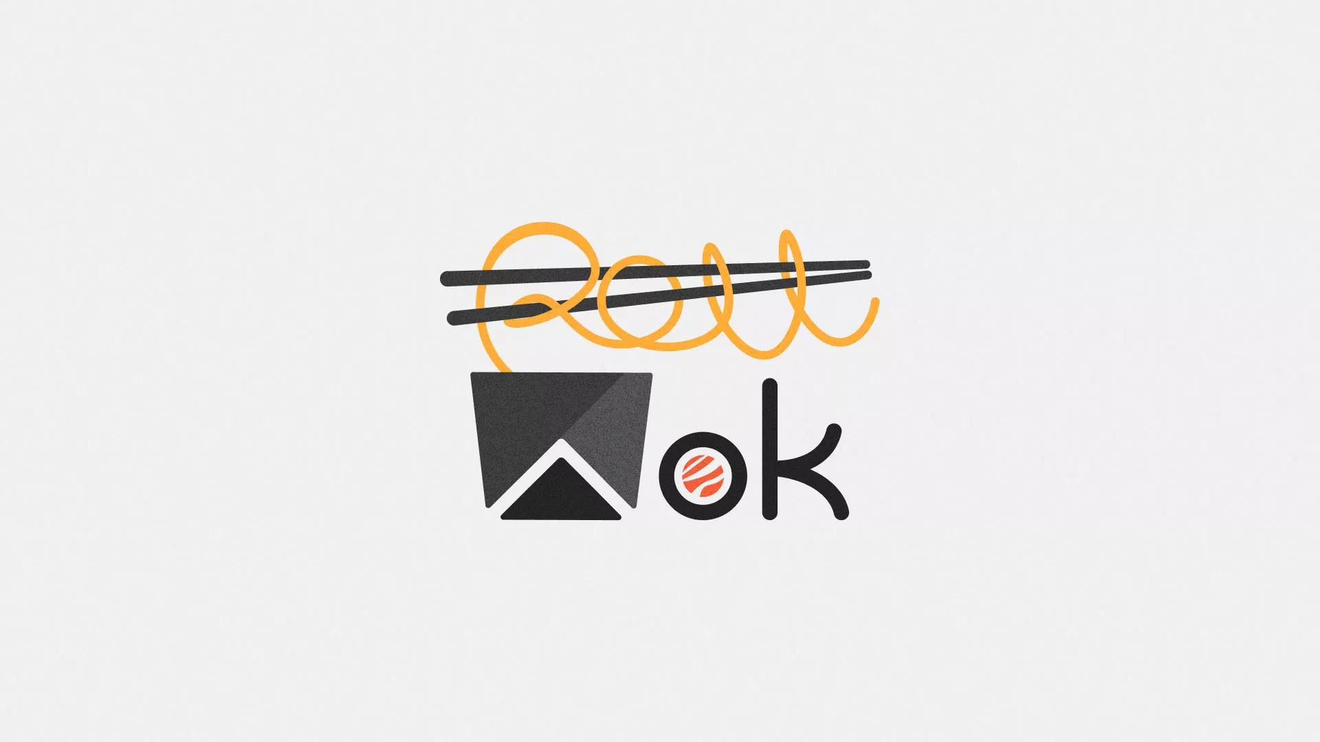 Разработка логотипа в Певеке для суши-бара «Roll Wok Club» Разработка логотипа в Певеке для суши-бара «Roll Wok Club»